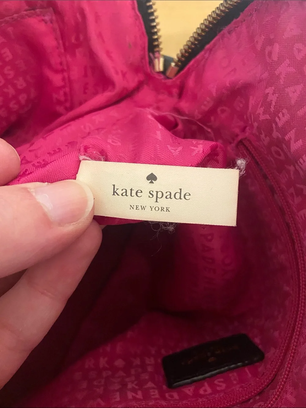 Kate Spade Black Small Rachelle Astor Court Quilted Bag